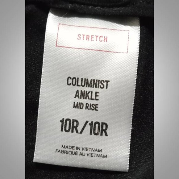 Express columnist ankle pin striped women's pants size 10 - Picture 7 of 8